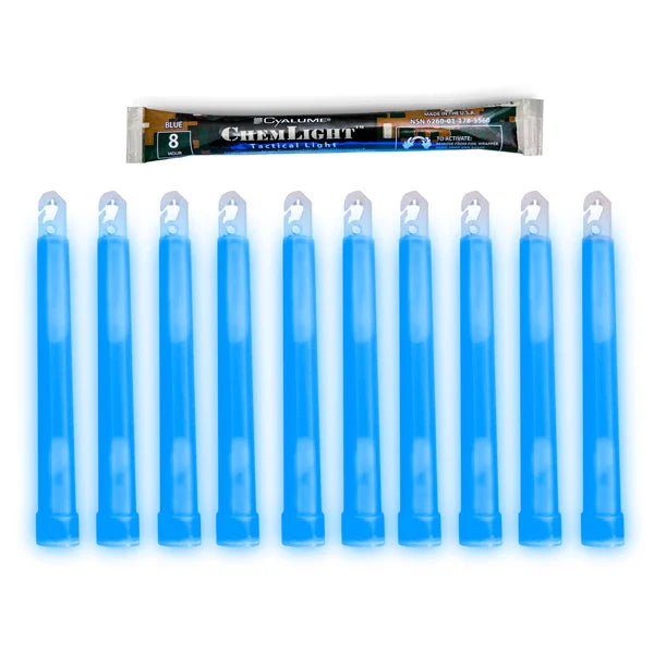 Cyalume Technologies 6" Inch ChemLights (Pack Of 10) - Nocturnal Optics