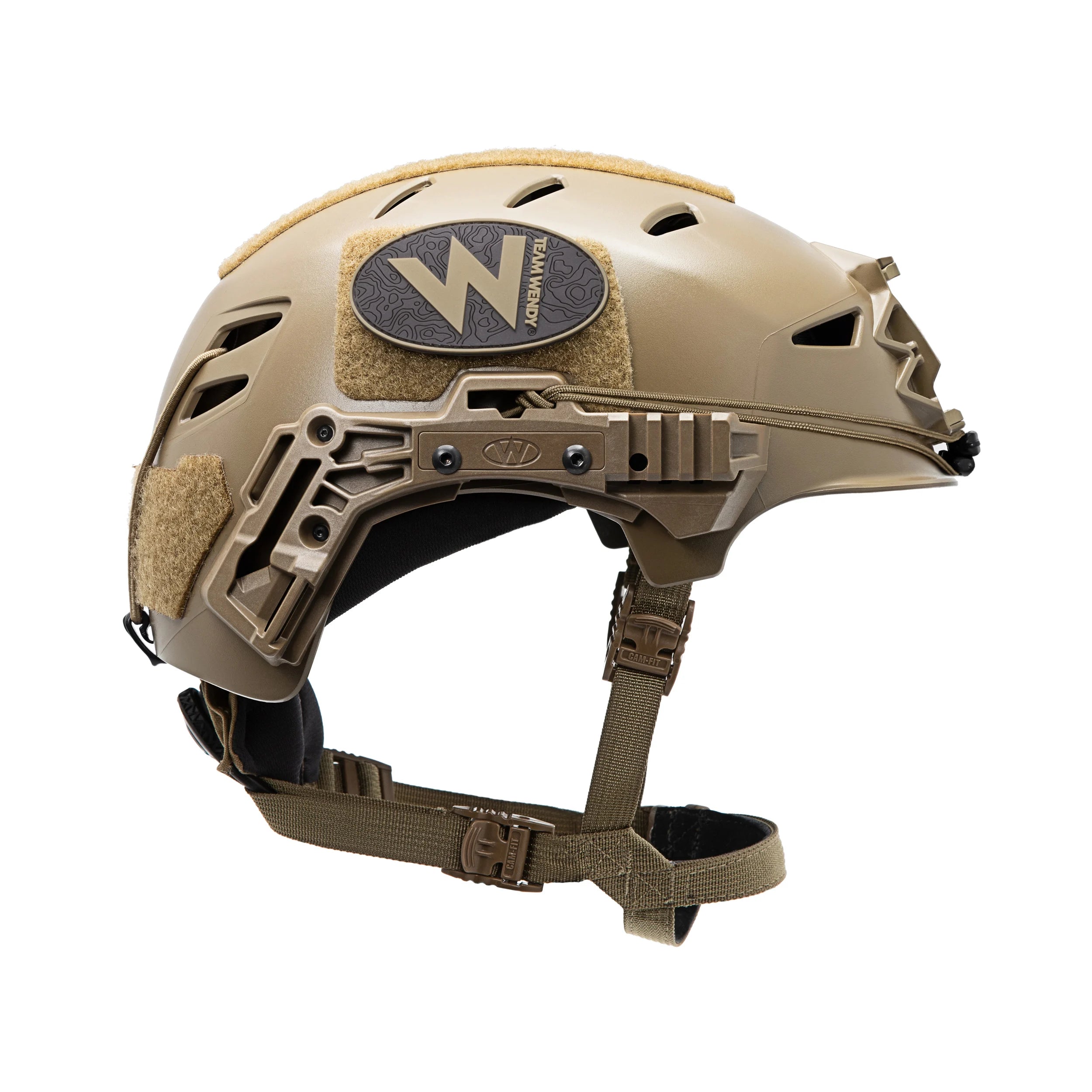 Team Wendy EXFIL® LTP Rail 3.0 Coyote Bump Helmet - Nocturnal Optics